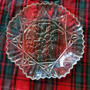 Vintage Federal Glass ‘Pioneer Intaglio’ Fruit Bowl